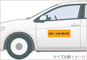 サイズ比較イメージ200×600㎜