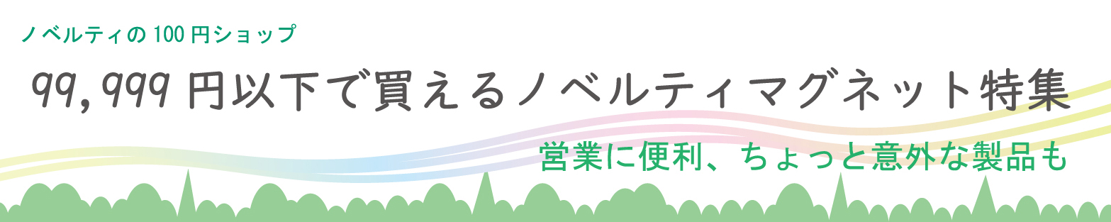 99999円以下で買えるマグネット特集